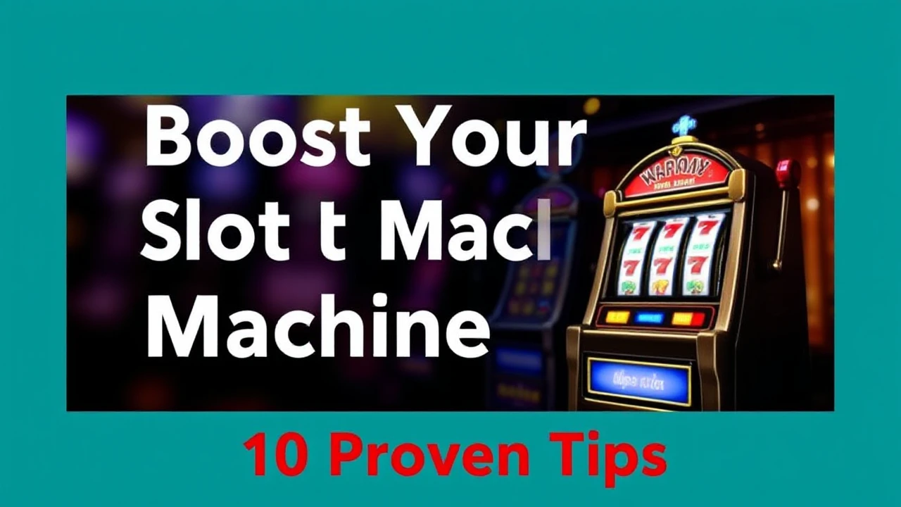 Boost Your Slot Machine Winnings: 10 Proven Tips